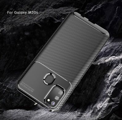 Защитный чехол Deexe Fusion для Samsung Galaxy M30s (M307) / Galaxy M21 (M215) - Black