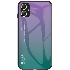 Захисний чохол Deexe Gradient Color для Samsung Galaxy A05 (A055) - Purple