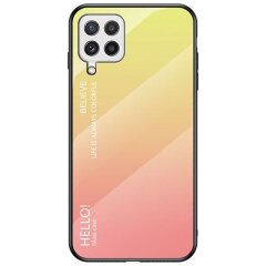 Защитный чехол Deexe Gradient Color для Samsung Galaxy A22 (A225) - Yellow / Pink
