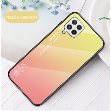 Захисний чохол Deexe Gradient Color для Samsung Galaxy A22 (A225) - Yellow / Pink
