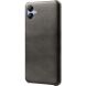 Защитный чехол Deexe Leather Back Cover для Samsung Galaxy A04e (A042) - Black. Фото 1 из 4