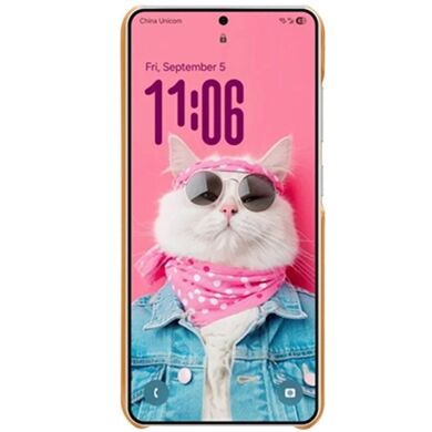 Захисний чохол Deexe Leather Back Cover для Samsung Galaxy S26 Ultra - Orange