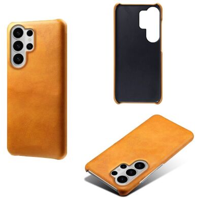 Захисний чохол Deexe Leather Back Cover для Samsung Galaxy S26 Ultra - Orange