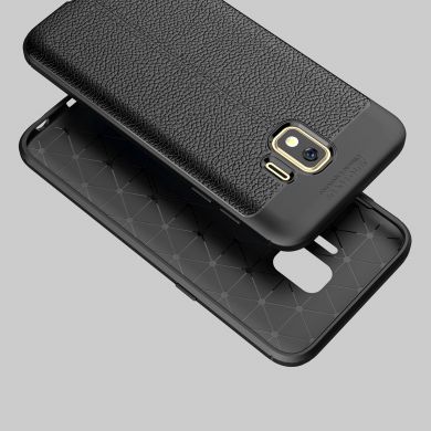 Защитный чехол Deexe Leather Cover для Samsung Galaxy J2 Core (J260) Black