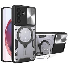 Захисний чохол Deexe Magnetic Space для Samsung Galaxy A37 (A376) - Silver