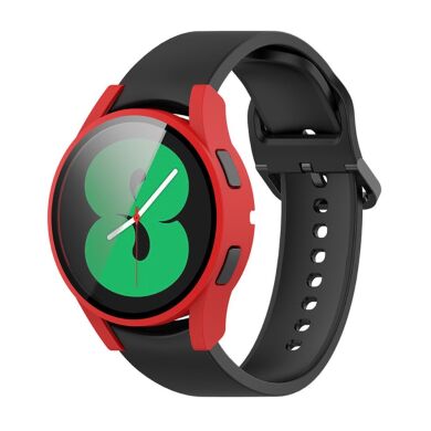 Защитный чехол Deexe Protective Frame для Samsung Galaxy Watch 4 (40mm) - Red