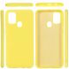 Защитный чехол Deexe Silicone Case для Samsung Galaxy A21s (A217) - Yellow. Фото 2 из 5