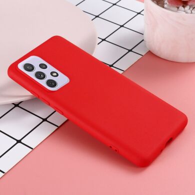 Захисний чохол Deexe Silicone Case для Samsung Galaxy A73 (A736) - Red