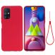 Защитный чехол Deexe Silicone Case для Samsung Galaxy M51 (M515) - Red. Фото 1 из 6