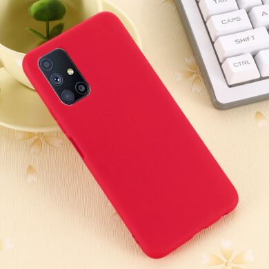 Захисний чохол Deexe Silicone Case для Samsung Galaxy M51 (M515) - Red