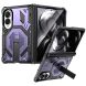 Защитный чехол Deexe Tank Stand для Samsung Galaxy Fold 8 - Purple. Фото 1 из 12