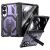 Защитный чехол Deexe Tank Stand для Samsung Galaxy Fold 8 - Purple