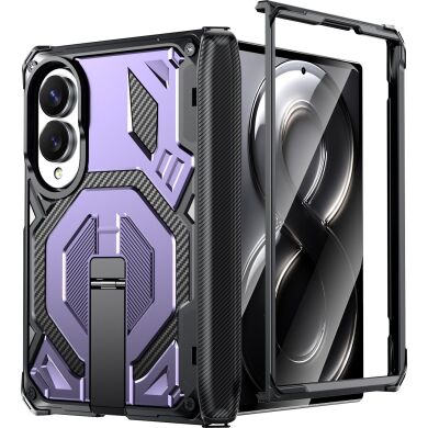 Защитный чехол Deexe Tank Stand для Samsung Galaxy Fold 8 - Purple