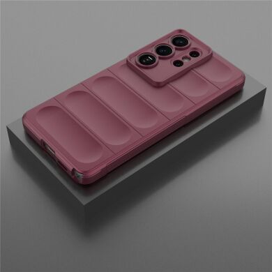 Захисний чохол Deexe Terra Case для Samsung Galaxy S26 Ultra - Wine Red