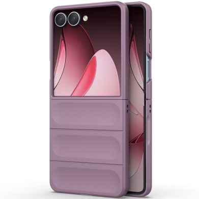 Защитный чехол Deexe Terra Case (FF) для Samsung Galaxy Flip 7 - Light Purple