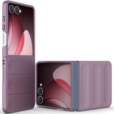 Защитный чехол Deexe Terra Case (FF) для Samsung Galaxy Flip 7 - Light Purple