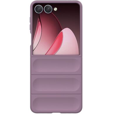 Защитный чехол Deexe Terra Case (FF) для Samsung Galaxy Flip 7 - Light Purple