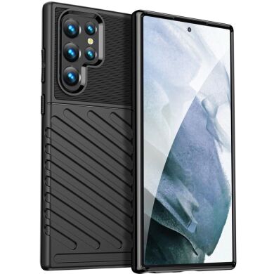 Захисний чохол Deexe Thunder Series для Samsung Galaxy S23 Ultra - Black