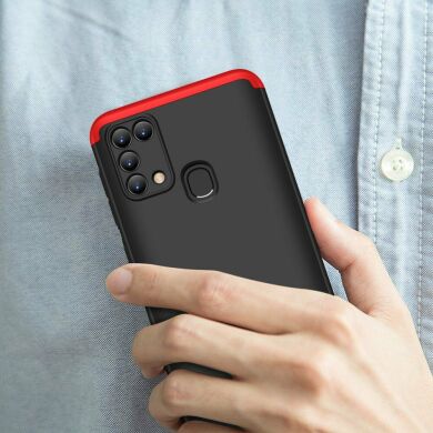 Защитный чехол GKK Double Dip Case для Samsung Galaxy M31 (M315) - Black / Red