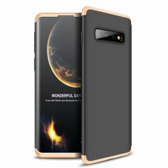 Захисний чохол GKK Double Dip Case для Samsung Galaxy S10 (G973) - Black / Gold