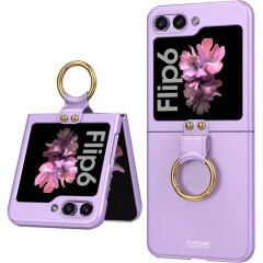 Захисний чохол GKK Ring Holder для Samsung Galaxy Flip 6 - Purple