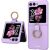 Захисний чохол GKK Ring Holder для Samsung Galaxy Flip 6 - Purple