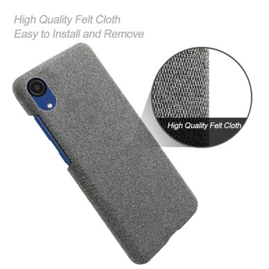 Защитный чехол KSQ Cloth Style для Samsung Galaxy A03 Core (A032) - Red