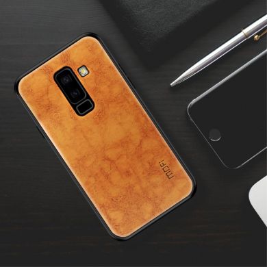 Захисний чохол MOFI Leather Cover для Samsung Galaxy A6+ 2018 (A605), Coffee