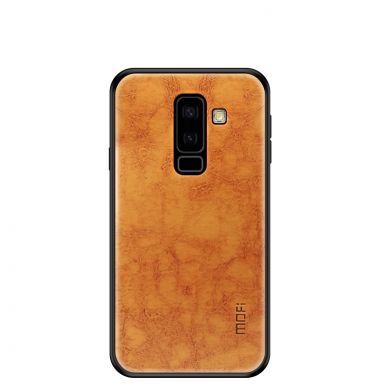 Захисний чохол MOFI Leather Cover для Samsung Galaxy A6+ 2018 (A605), Coffee
