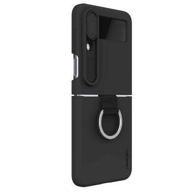 Захисний чохол NILLKIN CamShield Silky Silicone Case (FF) для Samsung Galaxy Flip 4 - Black