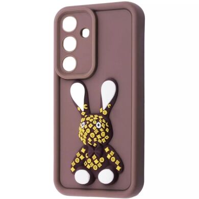 Захисний чохол Pretty Things Case для Samsung Galaxy S25 (S931) - Brown / Rabbit