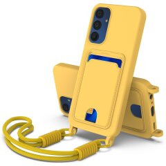 Захисний чохол Reframe Silicone Holder для Samsung Galaxy A24 (A245) - Yellow