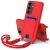 Защитный чехол Reframe Silicone Holder для Samsung Galaxy S24 (S921) - Red