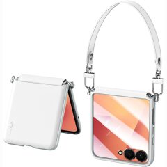 Защитный чехол SULADA Crossbody Case для Samsung Galaxy Flip 8 - White
