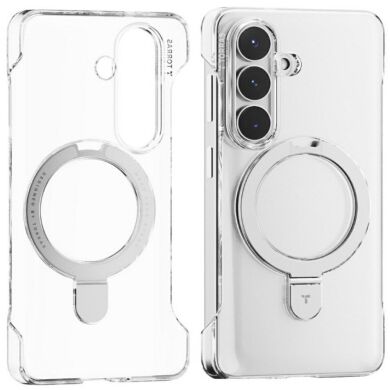 Защитный чехол TORRAS Ostand Q1 Slim (with MagSafe) для Samsung Galaxy S26 - Clear