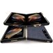 Защитный чехол UniCase Cloth Texture для Samsung Galaxy Fold 3 - Brown. Фото 4 из 8