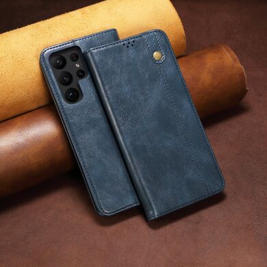 Защитный чехол UniCase Leather Wallet для Samsung Galaxy S26 Ultra (S948) - Blue