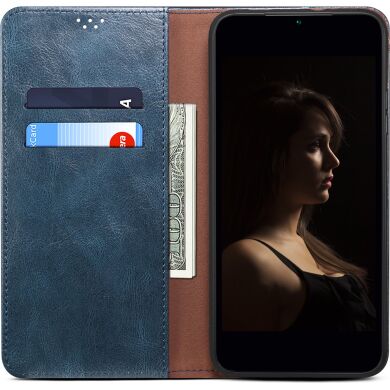 Защитный чехол UniCase Leather Wallet для Samsung Galaxy S26 Ultra (S948) - Blue