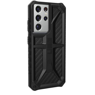 Защитный чехол URBAN ARMOR GEAR (UAG) Monarch для Samsung Galaxy S21 Ultra (G998) - Carbon Fiber