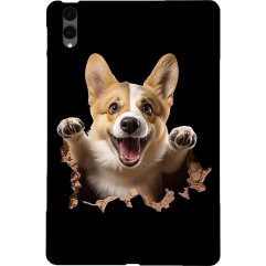 Защитный кейс Deexe Art Style для Samsung Galaxy Tab S12 Plus - Corgi